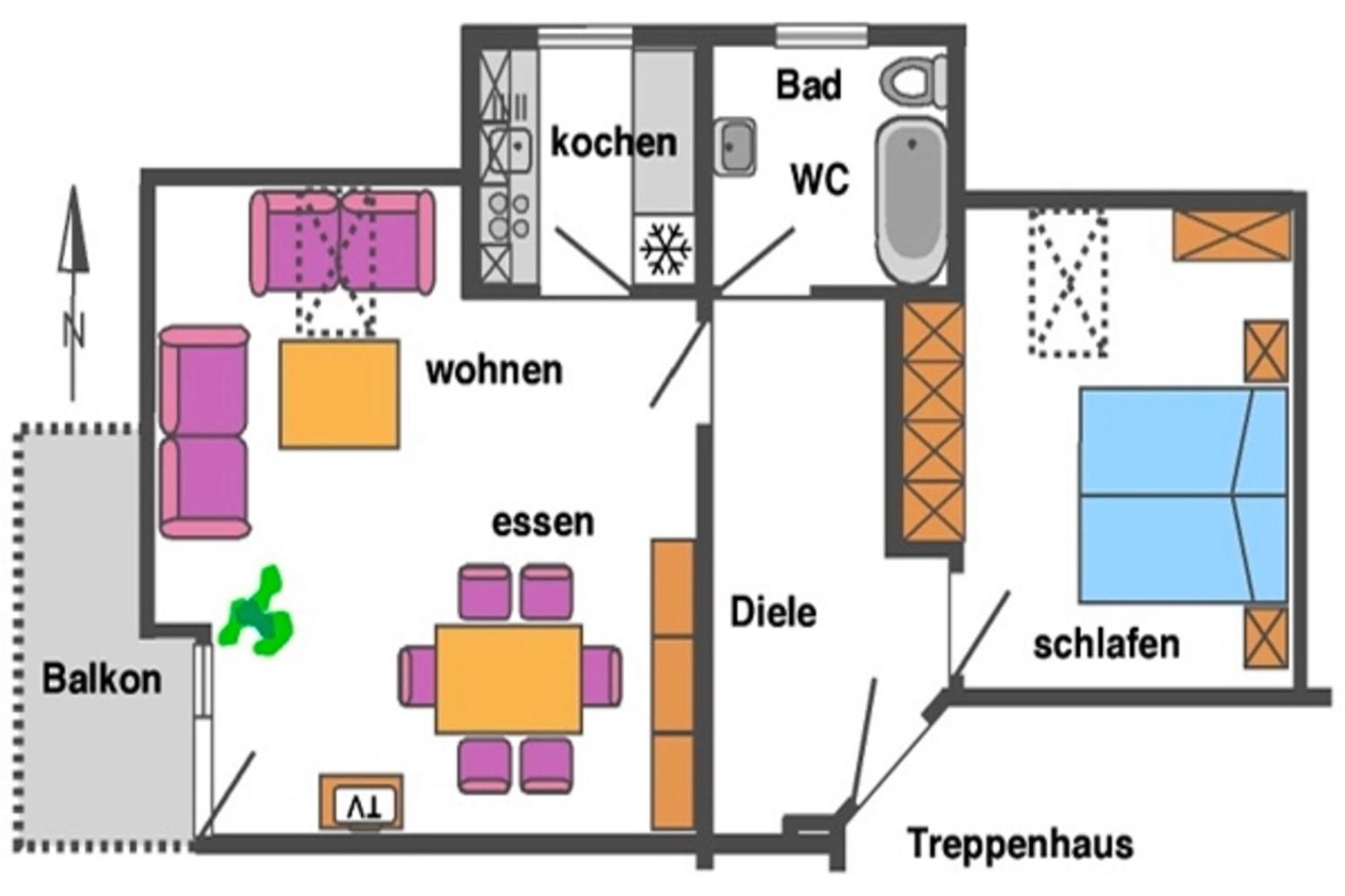דירות זינקסט Residenz "Am Postplatz", Whg 15 מראה חיצוני תמונה